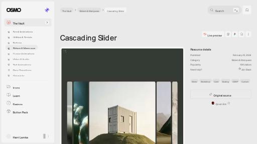 Cascading Slider [Resource] - Osmo