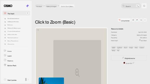 Click to Zoom (Basic) [Resource] - Osmo