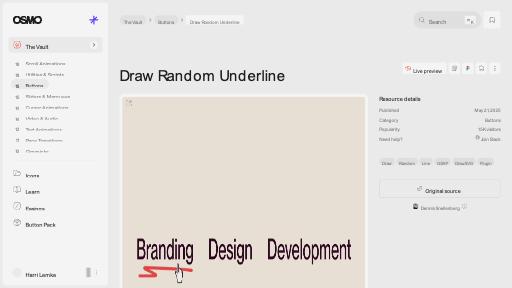 Draw Random Underline [Resource] - Osmo