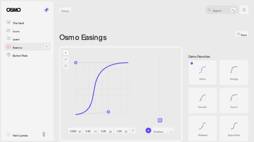 Easings - Osmo