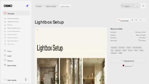 Lightbox Setup [Resource] - Osmo