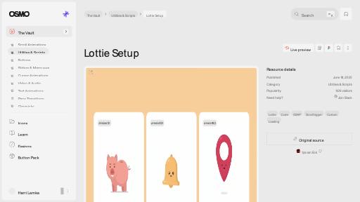 Lottie Setup [Resource] - Osmo