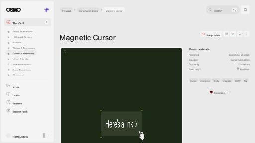 Magnetic Cursor [Resource] - Osmo