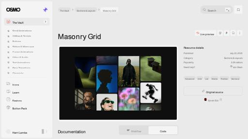Masonry Grid [Resource] - Osmo