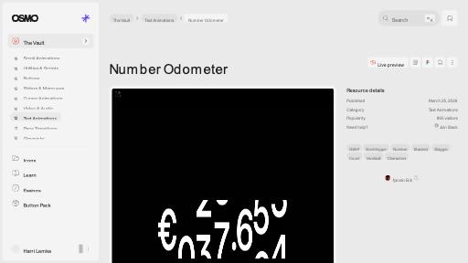 Number Odometer [Resource] - Osmo