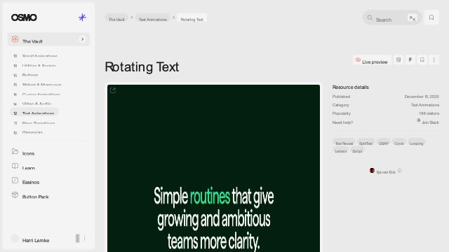 Rotating Text [Resource] - Osmo
