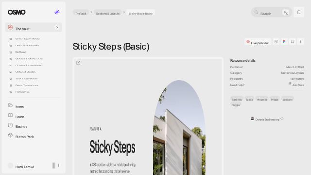 Sticky Steps (Basic) [Resource] - Osmo